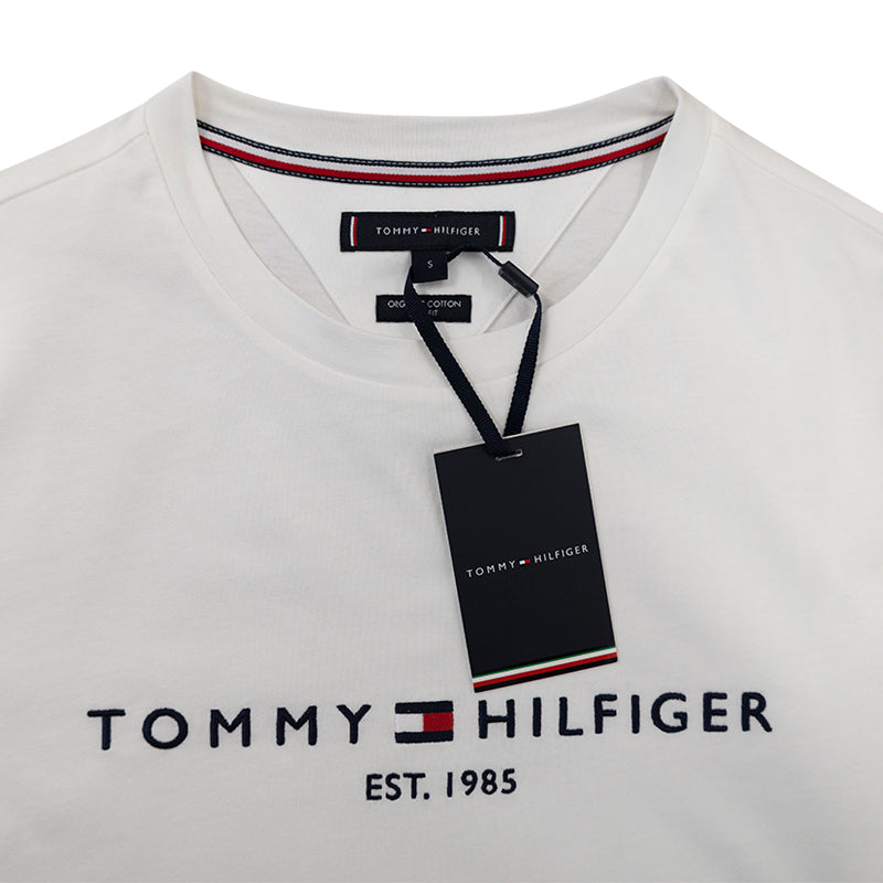 Tommy Hilfiger Core Tommy Logo T-Shirt Snow White