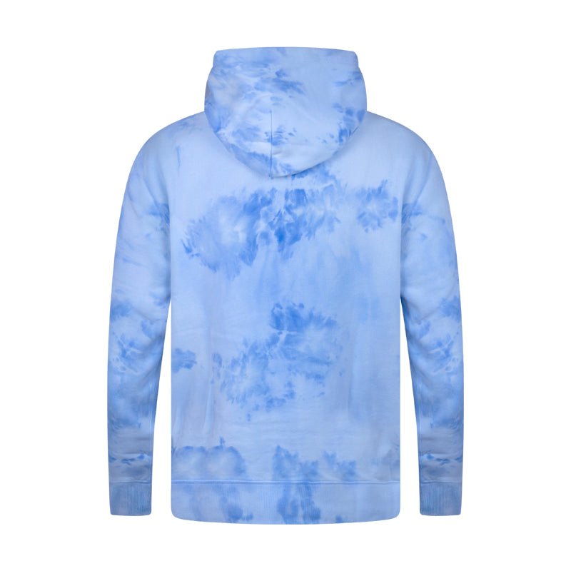 Ralph Lauren Tie-Dye Bear Hoodie Blue Fleece