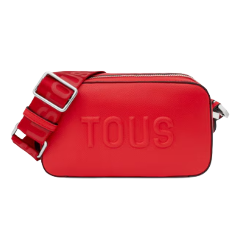 Tous Brenda Crossbody Reporter Bag Red