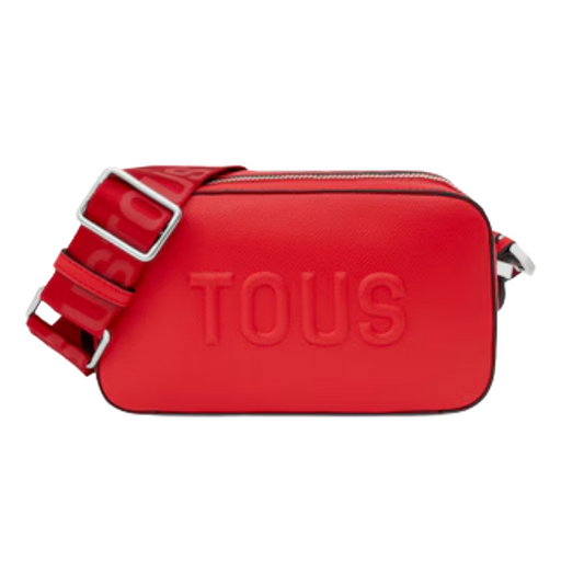 Tous Brenda Crossbody Reporter Bag Red