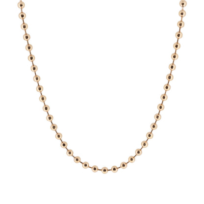 Storm Crystal Ball Necklace Gold