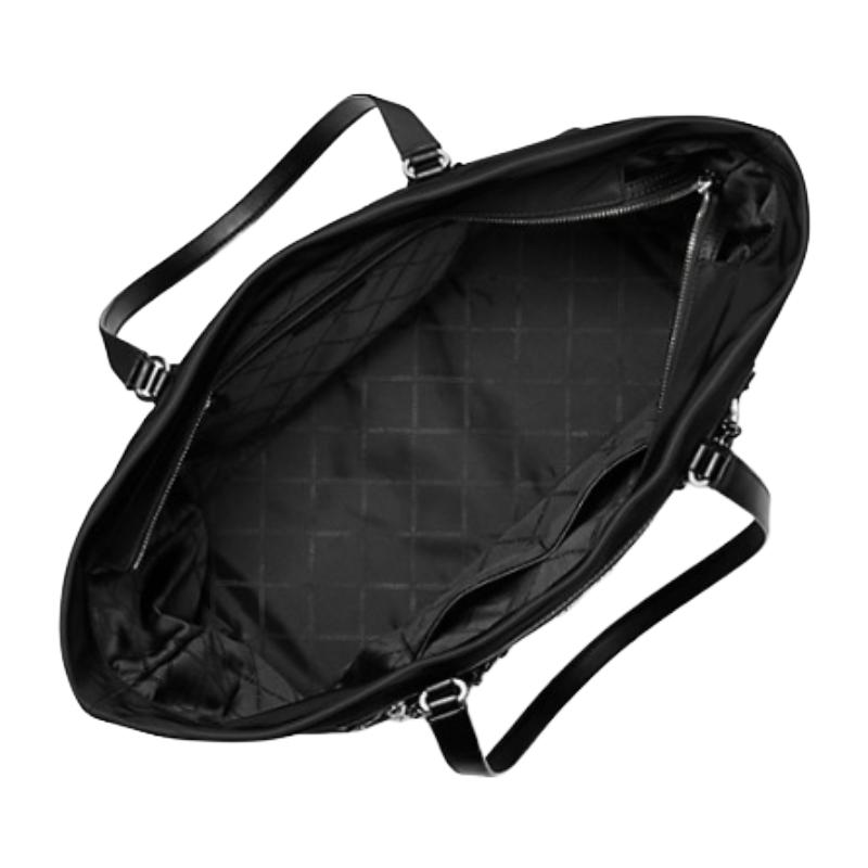 Michael Kors Jet Set Travel Extra Large Recycled Nylon Tote Bag Black