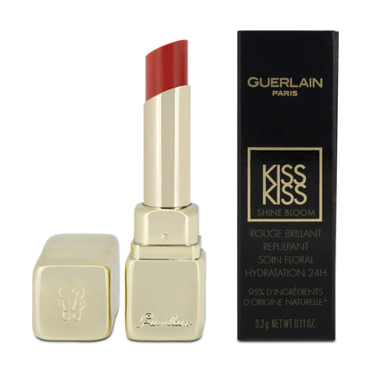 Guerlain Kiss Kiss Shine Bloom Rouge Hydration Lipstick 319 Peach Kiss