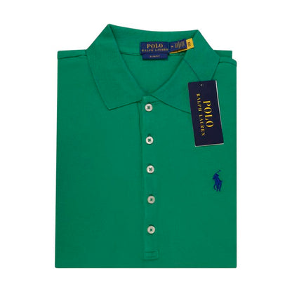 Ralph Lauren Slim Fit Polo Shirt Green Women's