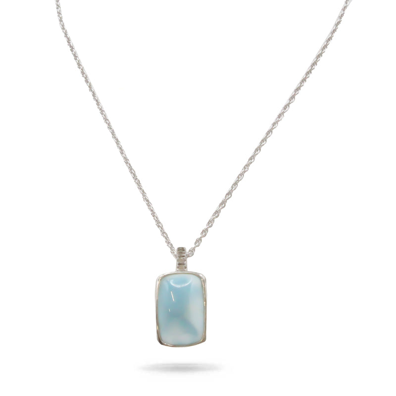 Marahlago Larimar Maris Sterling Silver Necklace