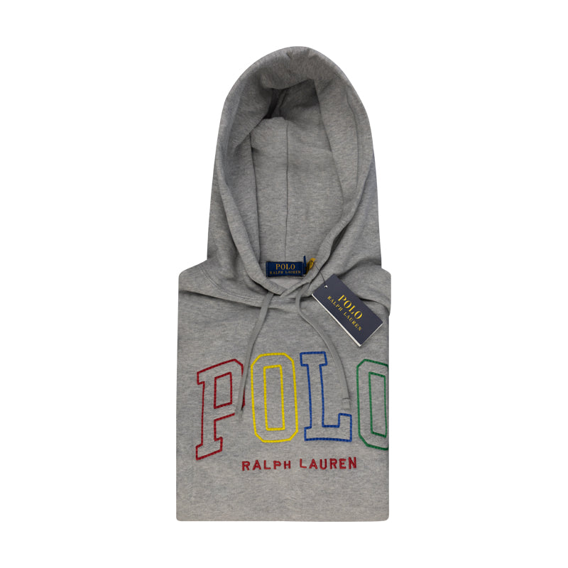 Polo Ralph Lauren Fleece Pullover Men's Hoodie Grey Heather