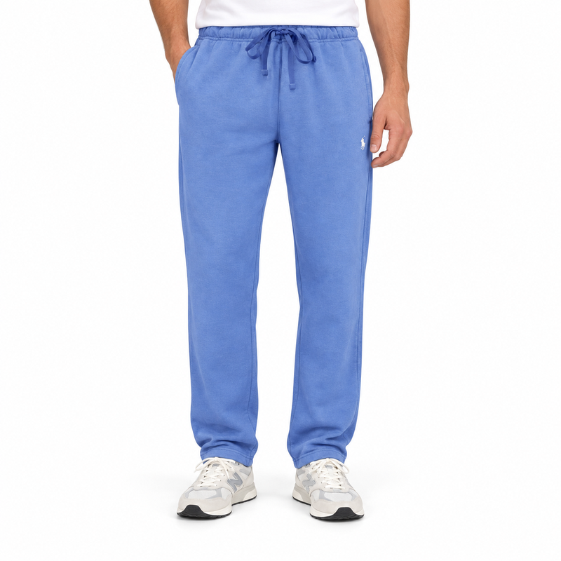 Ralph Lauren Blue Joggers Polo Double-Knit Summer Blue
