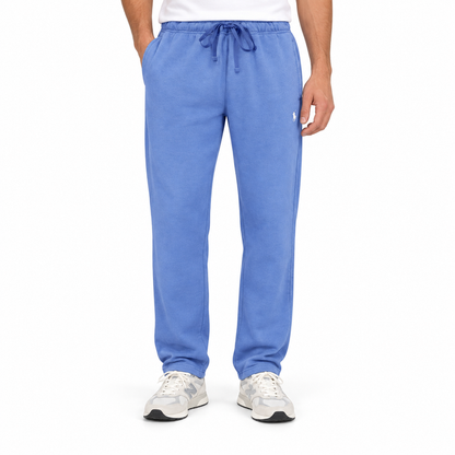 Ralph Lauren Blue Joggers Polo Double-Knit Summer Blue