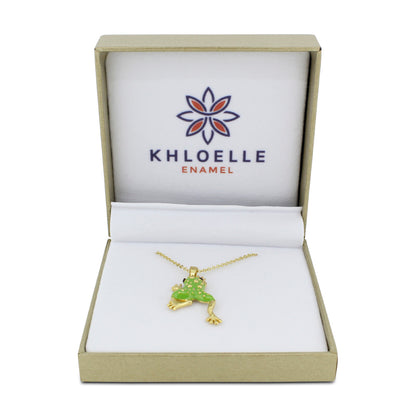 Khloelle Gold Frog Necklace LC0079845