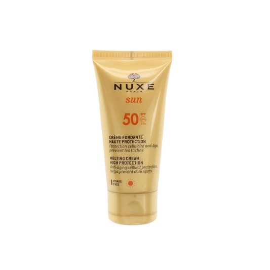 Nuxe Sun SPF50 UVA UVB Melting Face Cream Protection 50ml