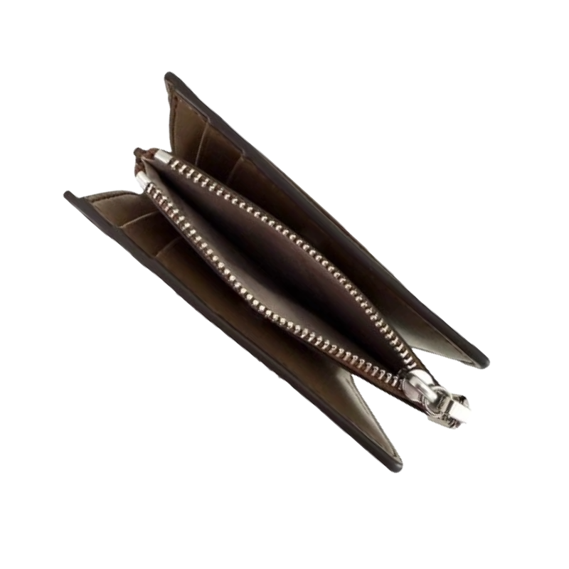 Michael Kors Empire Snap Coin Billfold Wallet Purse Brown