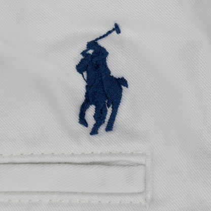 Ralph Lauren Polo Womens Stretch Classic Fit Prepster Trousers White