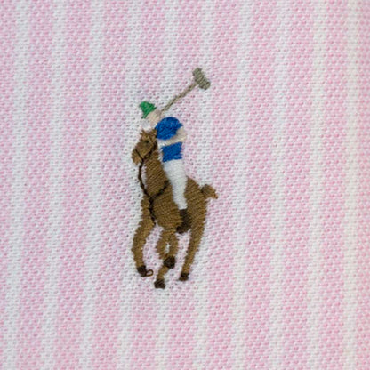 Ralph Lauren Polo Knit Oxford Polo Shirt Pink