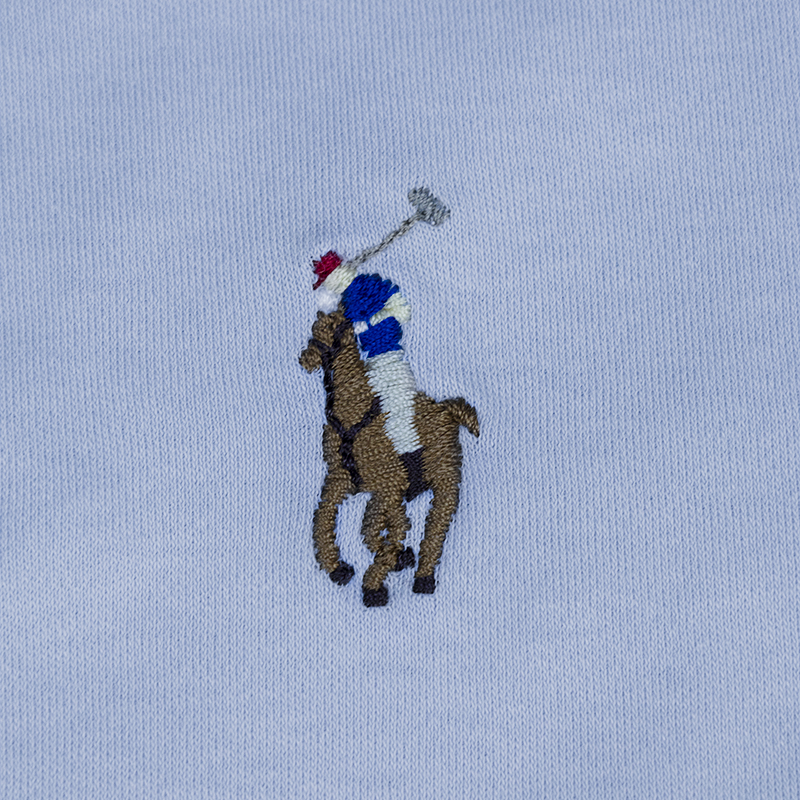 Ralph Lauren Polo Custom Slim Fit Cotton T-Shirt Blue Men's