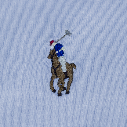 Ralph Lauren Polo Custom Slim Fit Cotton T-Shirt Blue Men's