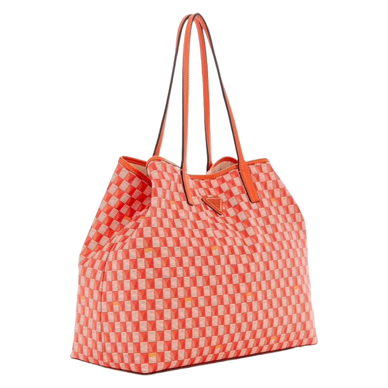 GUESS G Wave Large 2 In 1 Shopper/Tote Bag L Orange Logo