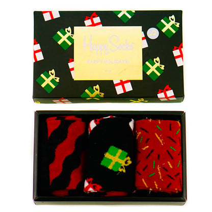 Happy Christmas Socks x 3 Pack Gift Pack 3.5-6.5