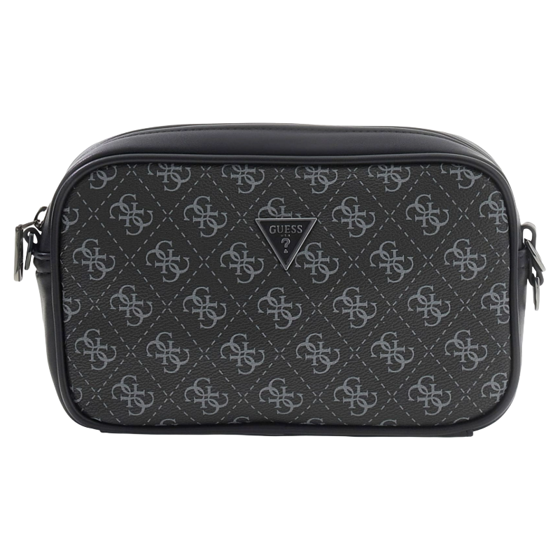 Guess Men's Milano Logo Crossbody Bag Black 