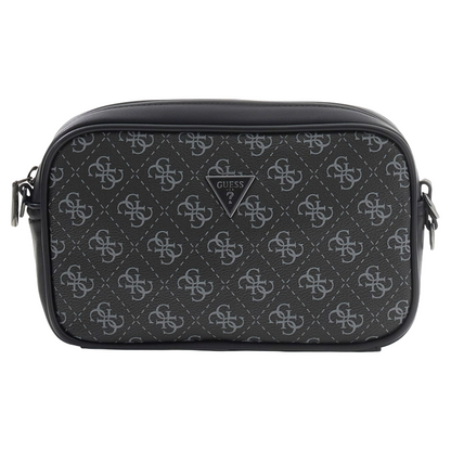 Guess Men's Milano Logo Crossbody Bag Black 