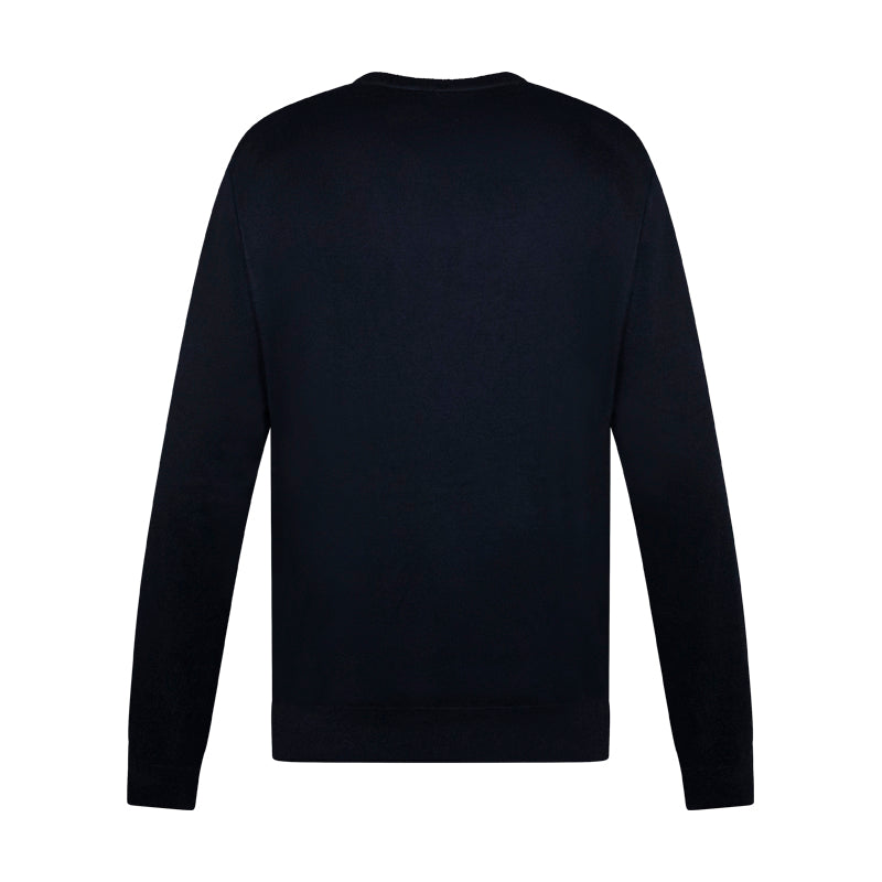 Ralph Lauren Polo Slim Fit Cotton Sweater Navy Blue