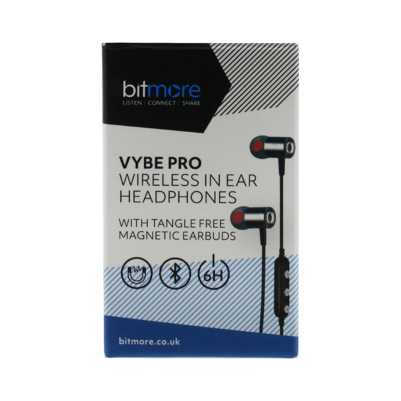 Bitmore Wireless Headphones Vybe Pro In Ear 
