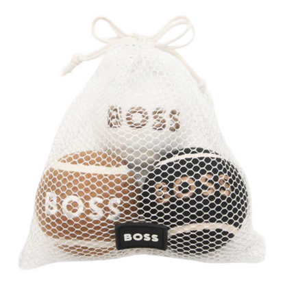 Hugo Boss Dog Three Tennis Ball Set With Mesh Bag
