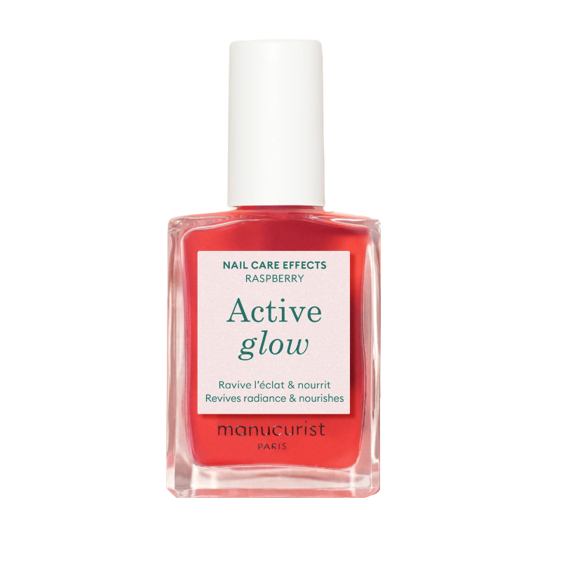 Manucurist Active Glow Nail Care Effects 15ml - Raspberry