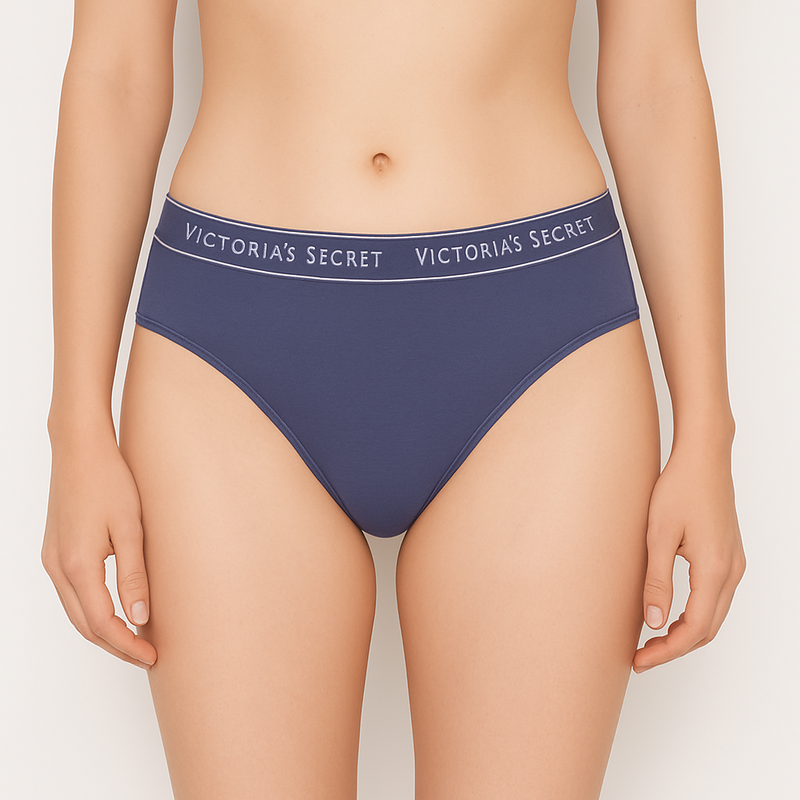 Victoria's Secret Stretch Cotton Logo Hipster Knickers