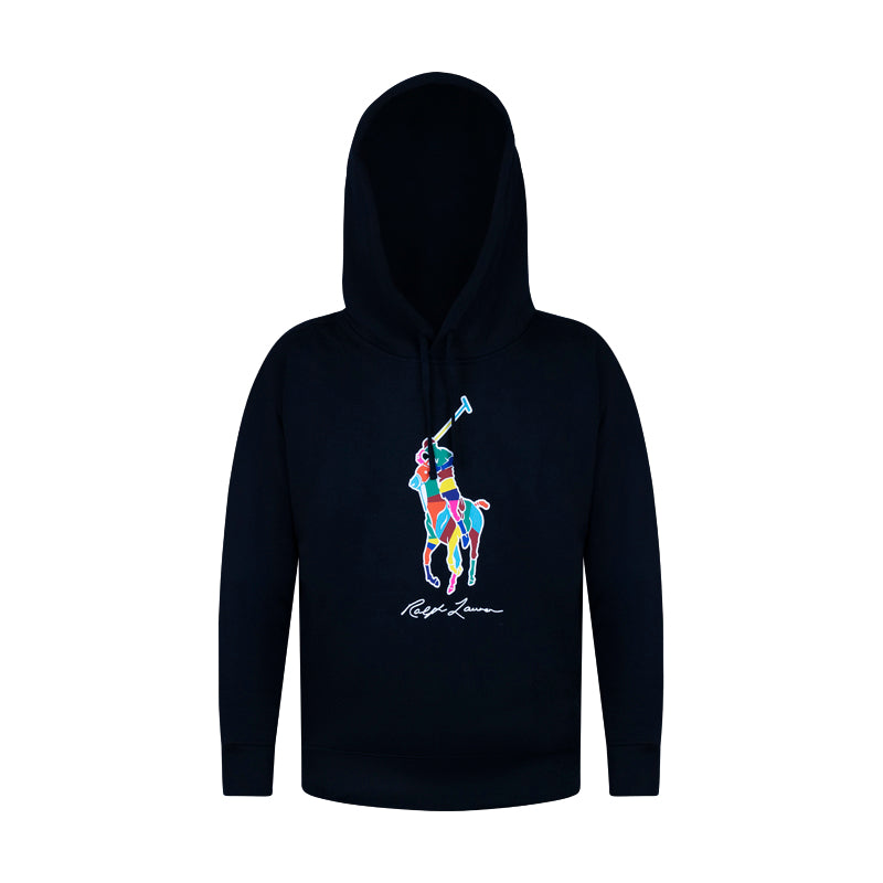 Ralph Lauren Men's Hoodie | Polo Pony | Black