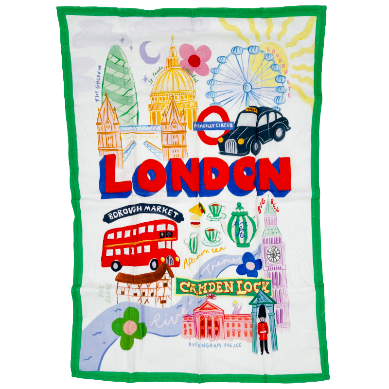  Eleanor Bowmer London 100% Cotton Tea Towel