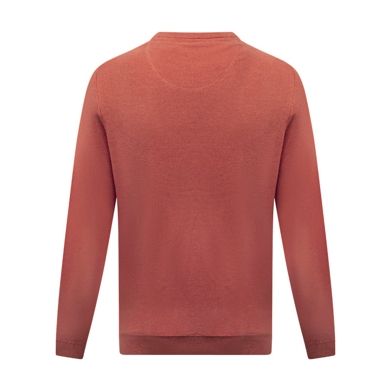 Fynch-Hatton Men's Knitted Jumper Orient Red 