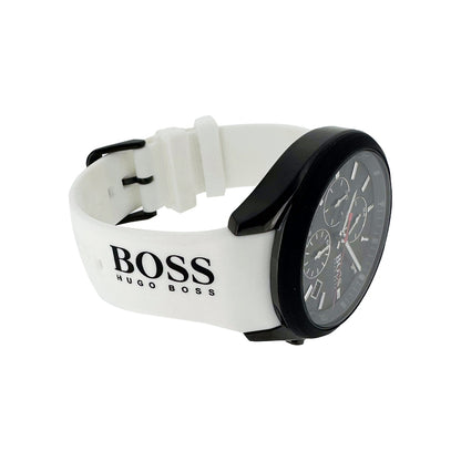 Hugo Boss Velocity Men\'s Watch Chronograph White Strap 1513718 | Hogies
