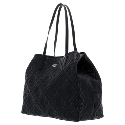 Guess Vikky II Women's Shopper Bag Black Logo & Utensil Bag