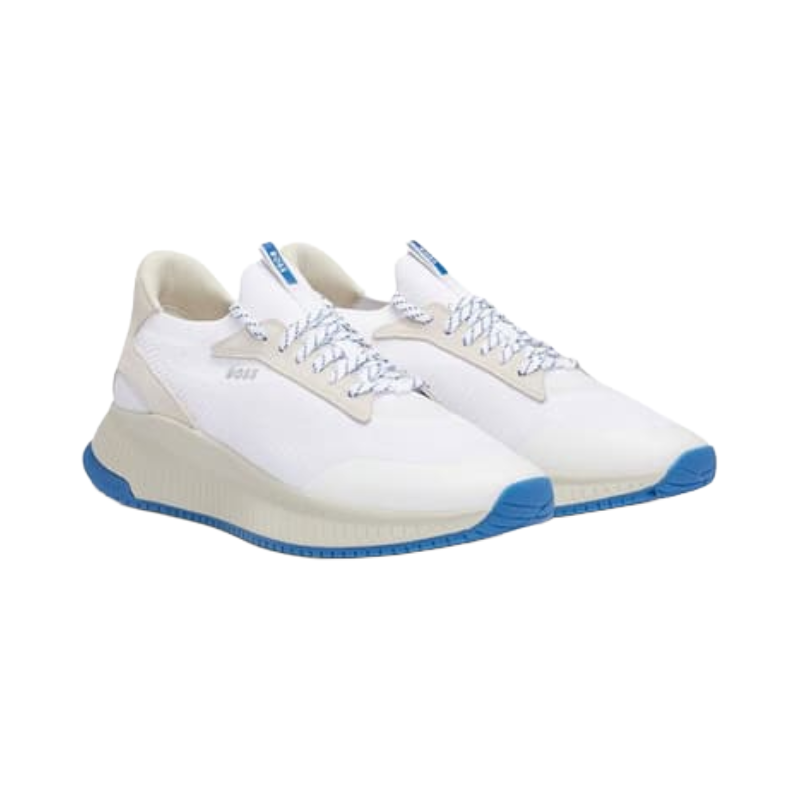 Hugo Boss Men's Trainers TTNM EVO Knitted Uppers Natural