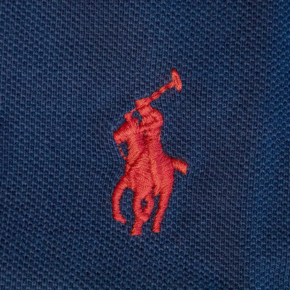  Ralph Lauren Polo Men's Slim Fit Polo Short Sleeve Shirt Blue
