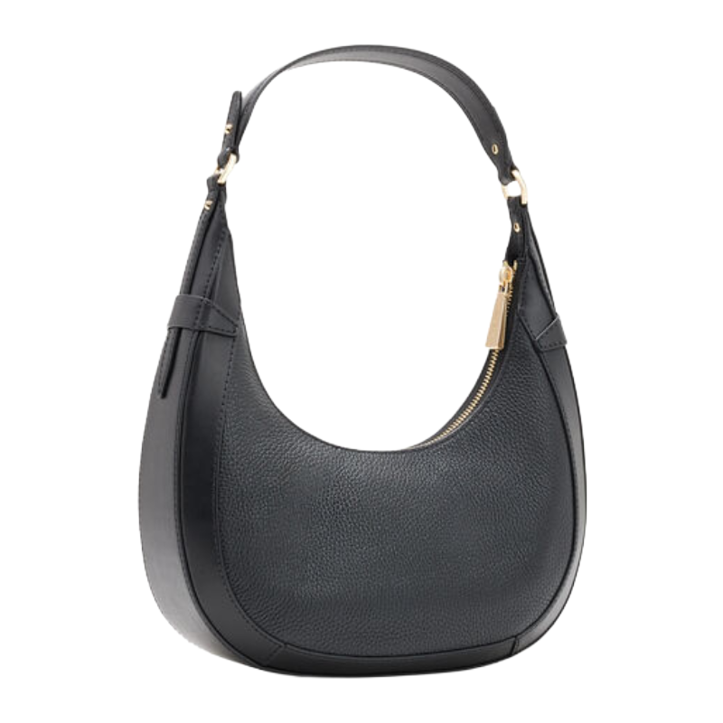 Michael Kors Preston Black Leather Handbag