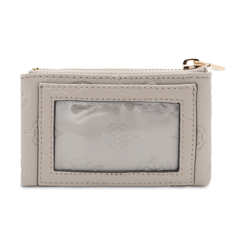 Guess Jena Wallet Taupe Logo Women's