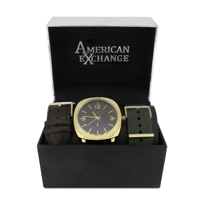 American Exchange Men's Watch With Interchangeable Straps 5477 *Ex-Display*