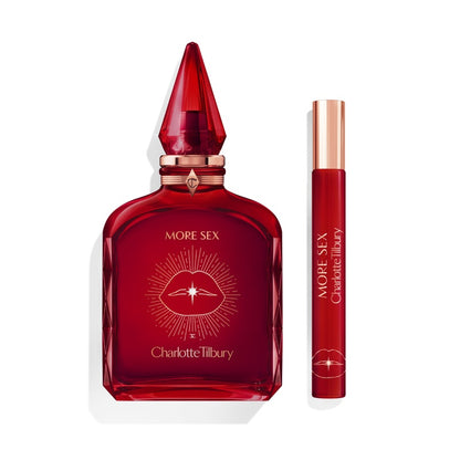 Charlotte Tilbury More Sex Eau de Parfum Gift Set 100ml and 10ml bottles