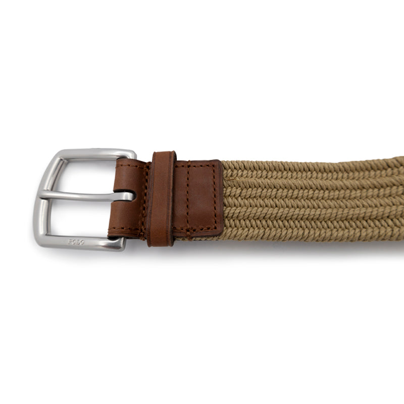 Ralph Lauren Braided Leather Belt | 35mm | Large