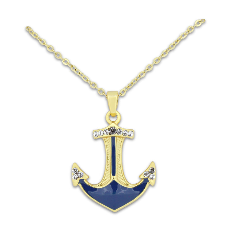 Khloelle Gold Necklace Anchor LC0070848