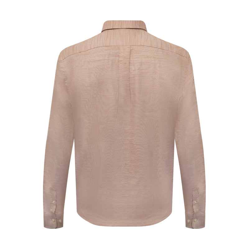 Fynch-Hatton Textile Men's Long Sleeve Shirt Orient Red 