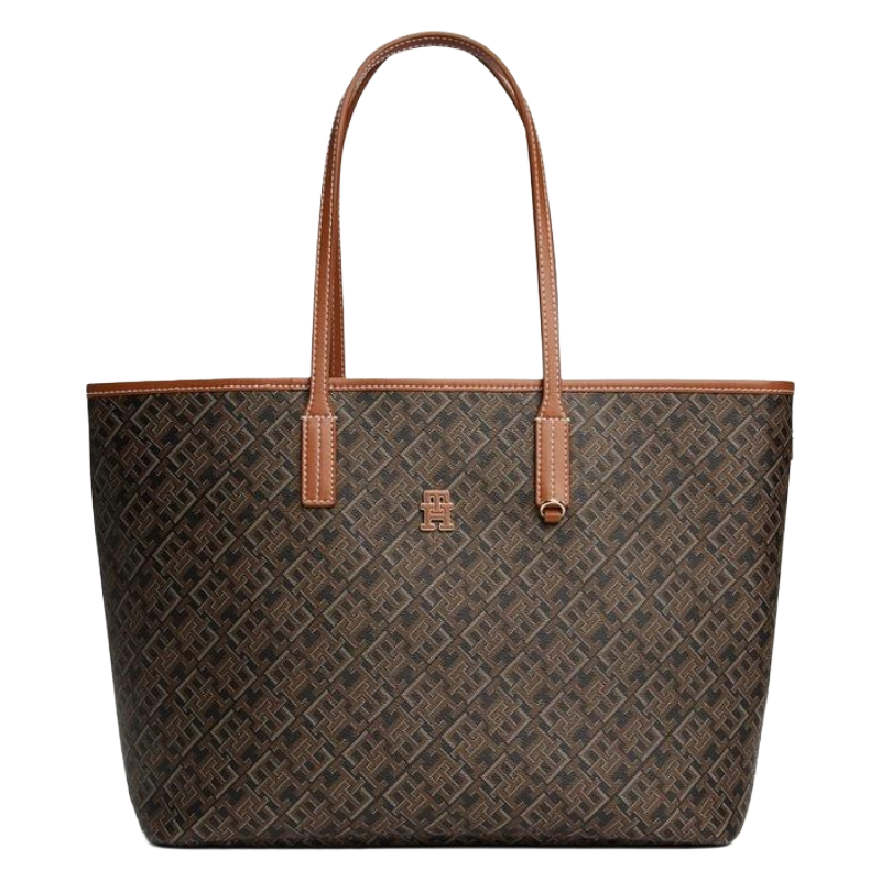 Tommy Hilfiger Monoplay Tote Bag Black/Multi Women's AW0AW16441