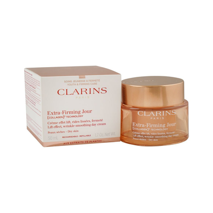 Clarins Extra-Firming Day Cream Dry Skin 50ml jar and box
