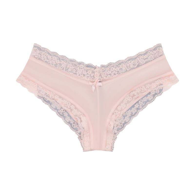 Victoria's Secret Novelty Cheeky Knickers Light Pink Medium