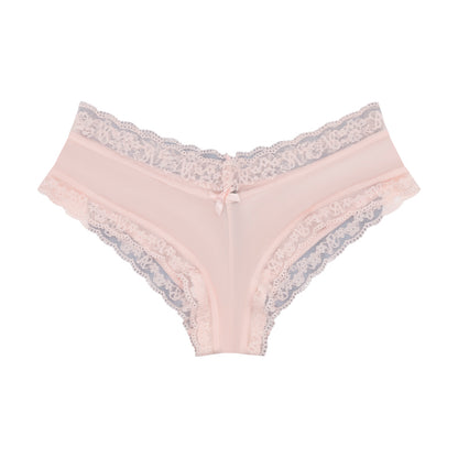 Victoria's Secret Novelty Cheeky Knickers Light Pink Medium
