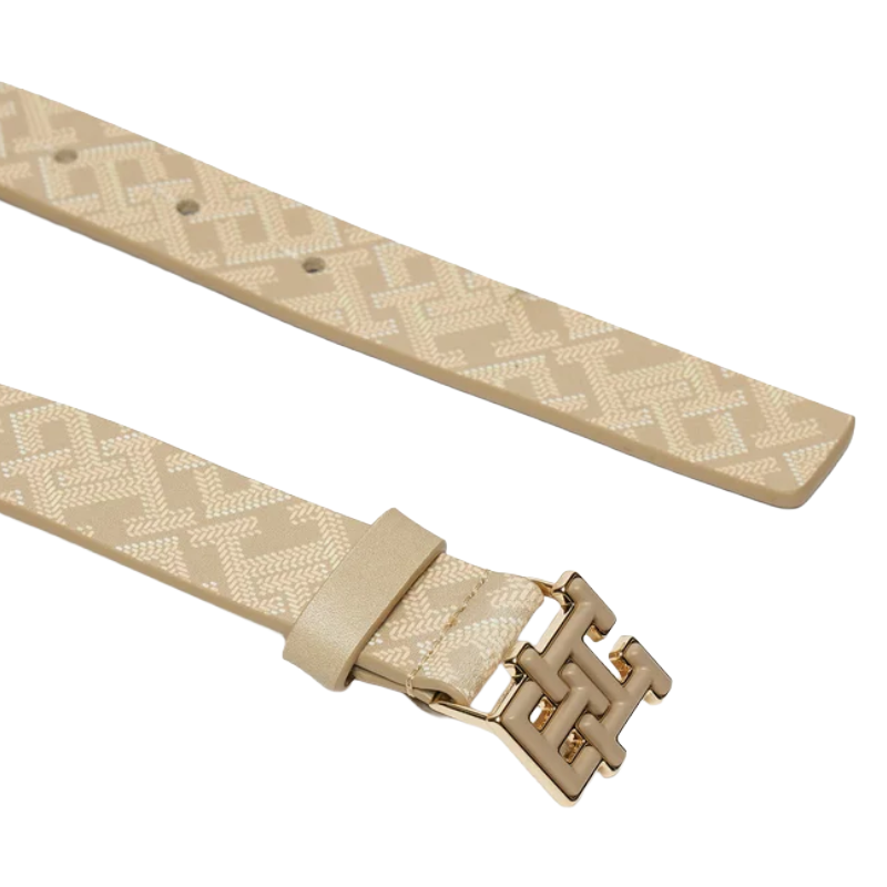 Tommy Hilfiger Logo Mono 2.5 Belt Beige AW0AW16601