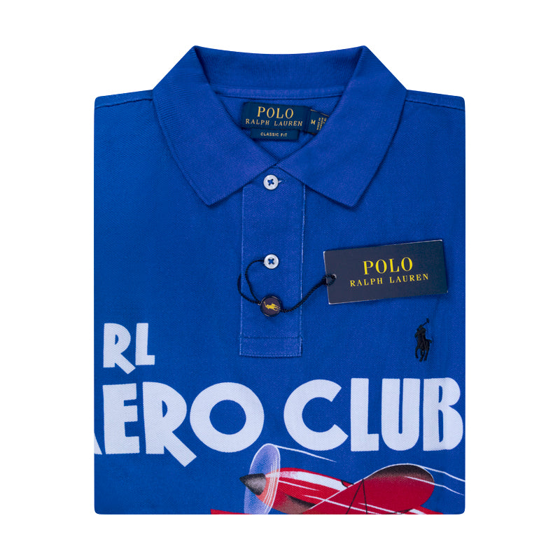 Ralph Lauren Polo Mesh Graphic Polo Shirt