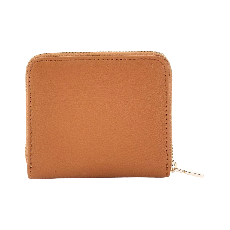 Guess Meridian Zip Around Cognac Brown Purse BG877837