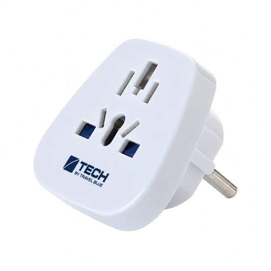 Travel Blue World To Europe Travel Plug Adaptor
